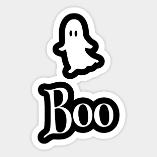 Boo - Friendly Halloween design Sticker